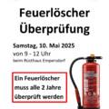 Feuerlöscher Überprüfung 2025